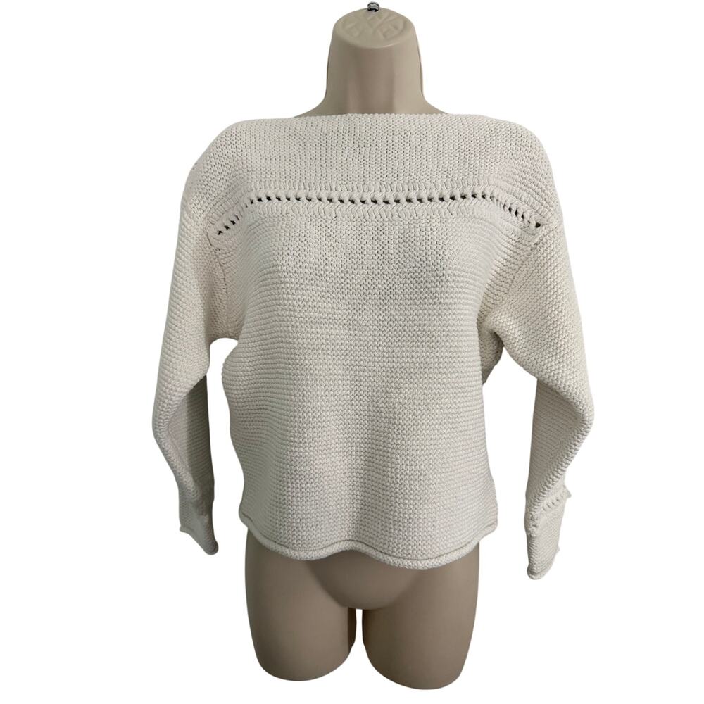 Proenza Schouler White Thick Cotton Sweater
Size Medium Measures 20” by 20”